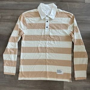 New American Giant Men's Rugby Shirt - Men's Made in America - Small